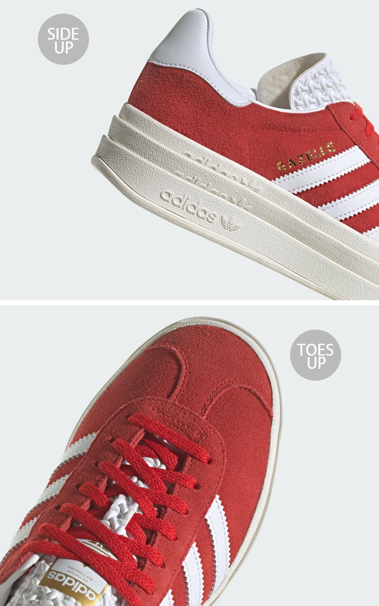 adidas originals アディダス スニーカー GAZELLE BOLD RED ID6990