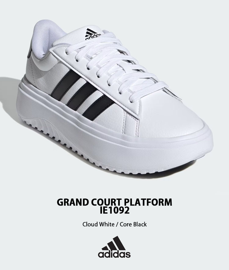 ◆adidas◆GRAND COURT PLATFORM W IE1092 女性用 韓国発22~27cm GRAND COURT PF W adidas IE1092 -ファッション通販 FASHION WALKER