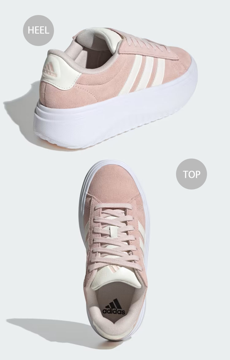 adidas アディダス スニーカー 厚底 GRANDCOURT PLATFORM IE1104
