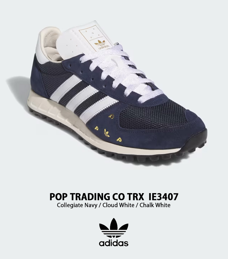 adidas originals アディダス スニーカー DPOP TRADING CO TRX IE3407 ポップ トレーディング CO TRX  NAVY WHITE メンズ レディース