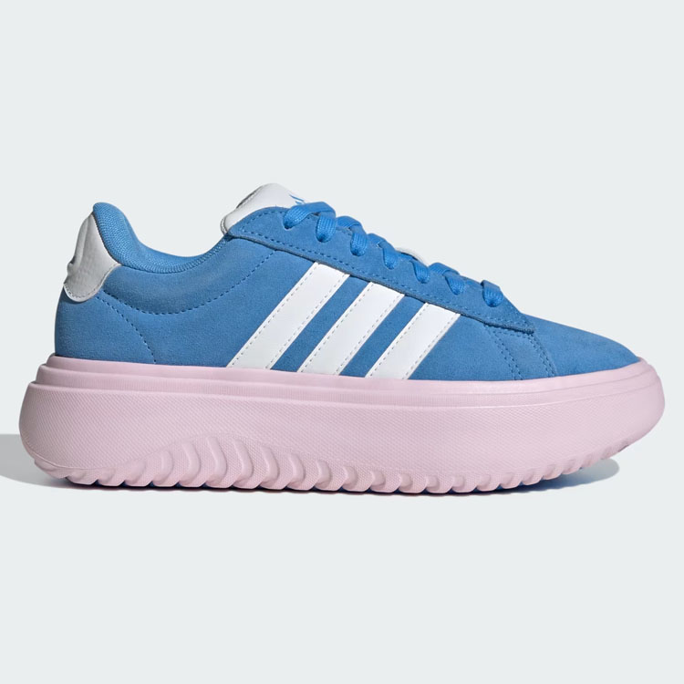 adidas レディース スニーカー 厚底 GRANDCOURT PLATFORM IE3619 グ...