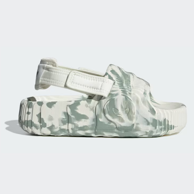 adidas originals アディダス レディース サンダル 厚底 ADILETTE 22 XLG SLIDE IE5652 ホワイト グリーン WHITE GREEN アディレッタ サンダル 厚底サンダル｜snkrs-aclo｜02