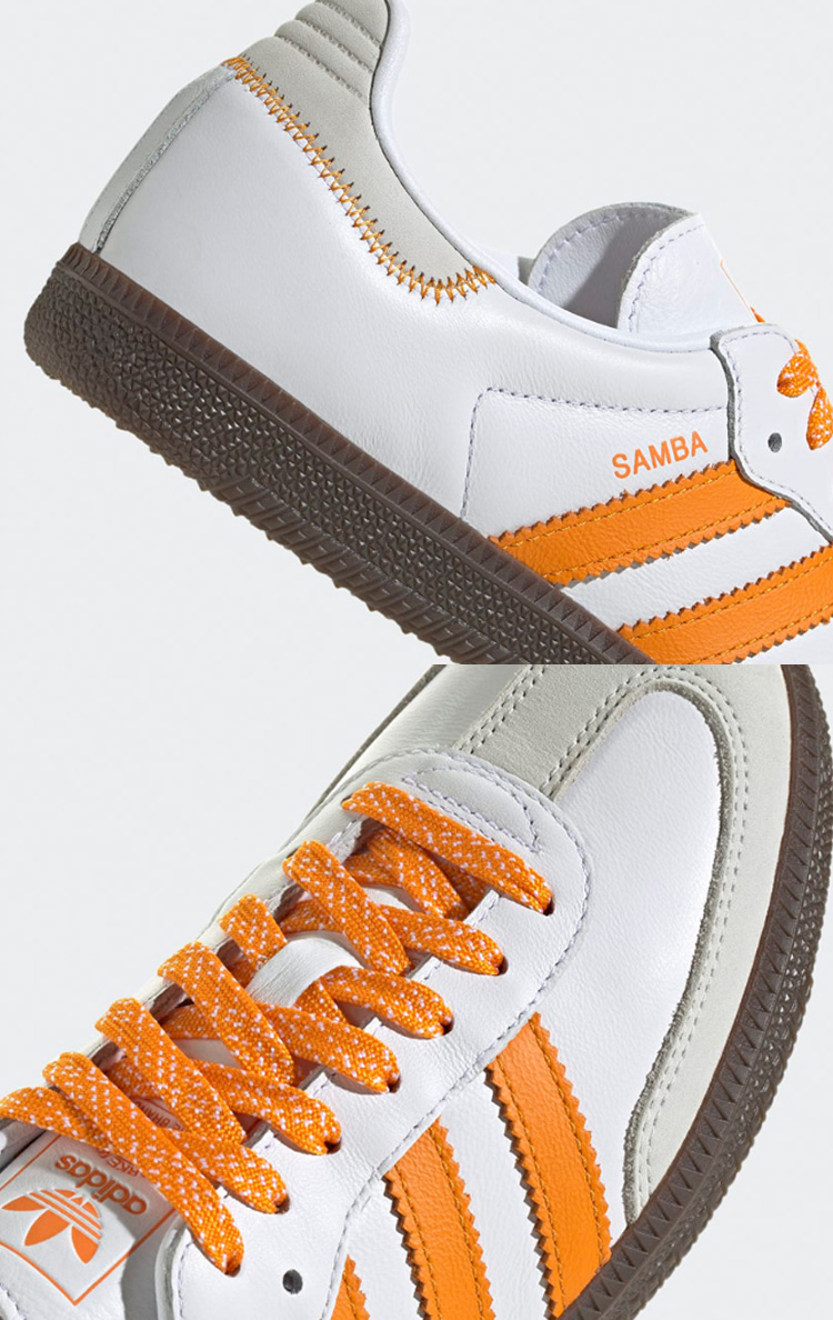 ★adidas★ SAMBA OG IE6521 サンバ オリジナル WHITE ORANGE adidas originals アディダス スニーカー SAMBA OG IE6521