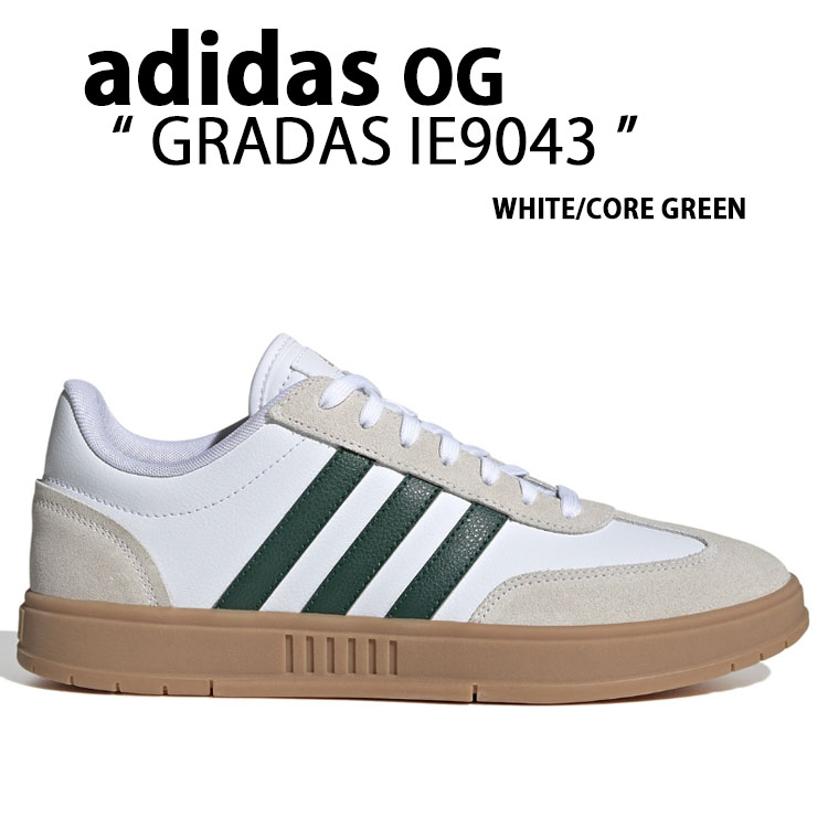 Adidas ☆ GRADAS クラシック レザー スニーカー adidas アディダス スニーカー GRADAS IE9043 WHITE CORE GREEN