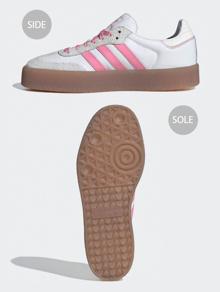 adidas アディダス スニーカー SAMBAE W IE9109 WHITE PINK