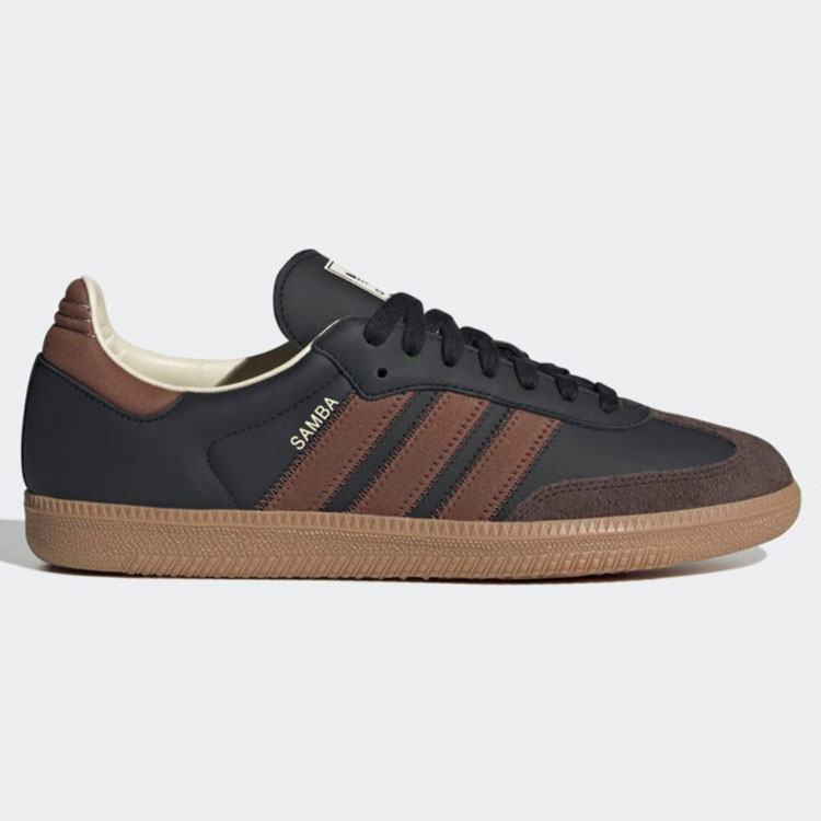 【ADIDAS】SAMBA OG ★IE9123★ 天然皮革 スニーカー 黒/茶 adidas originals アディダス スニーカー SAMBA OG サンバ