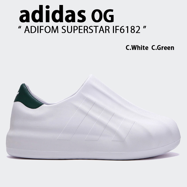 adidas originals アディダス スリッポン ADIFOM SUPERSTAR IF6182 CLOUD WHITE COLLEGIATE  GREEN シューズ アディフォーム スパースター