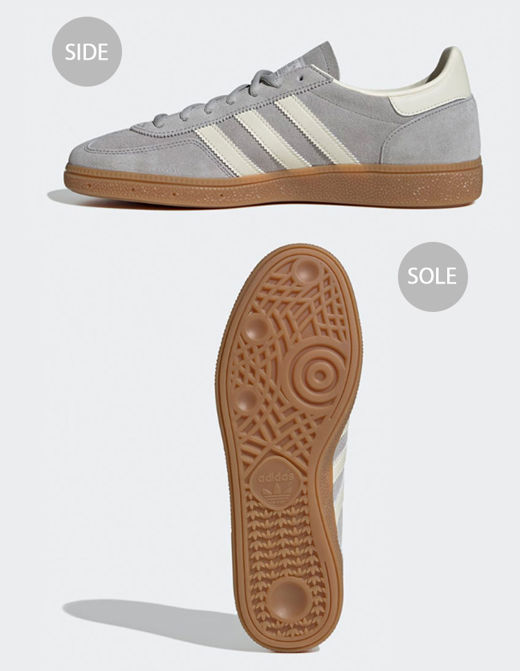 adidas Originals アディダス スニーカー HANDBALL SPEZIAL IF7086 GRAY WHITE ハンドボール  スペツィアル スエード シューズ テラス系 Tトゥ グレー ホワイト
