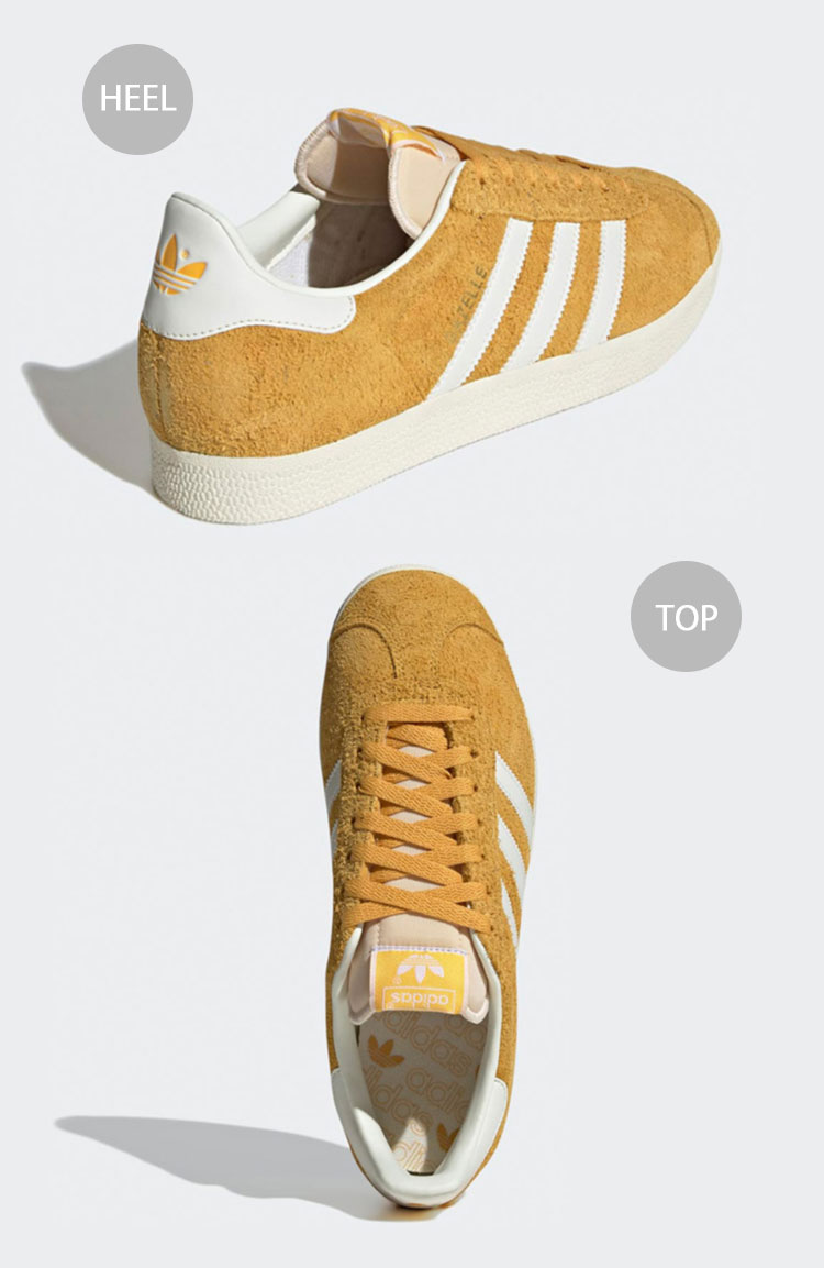 adidas アディダス スニーカー GAZELLE IF9654 YELLOW WHITE