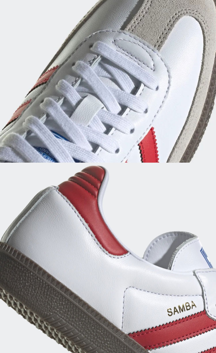 ユラさん専用 adidas SANBA スニーカー ホワイト/レッド ユラさん専用