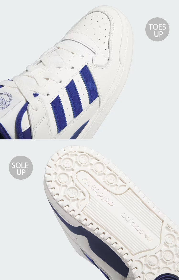 adidas originals アディダス スニーカー FORUM LOW CL W IG3777 フォーラムロー WHITE BLUE シューズ  レザー 本革 ダッドシューズ ホワイト ブルー