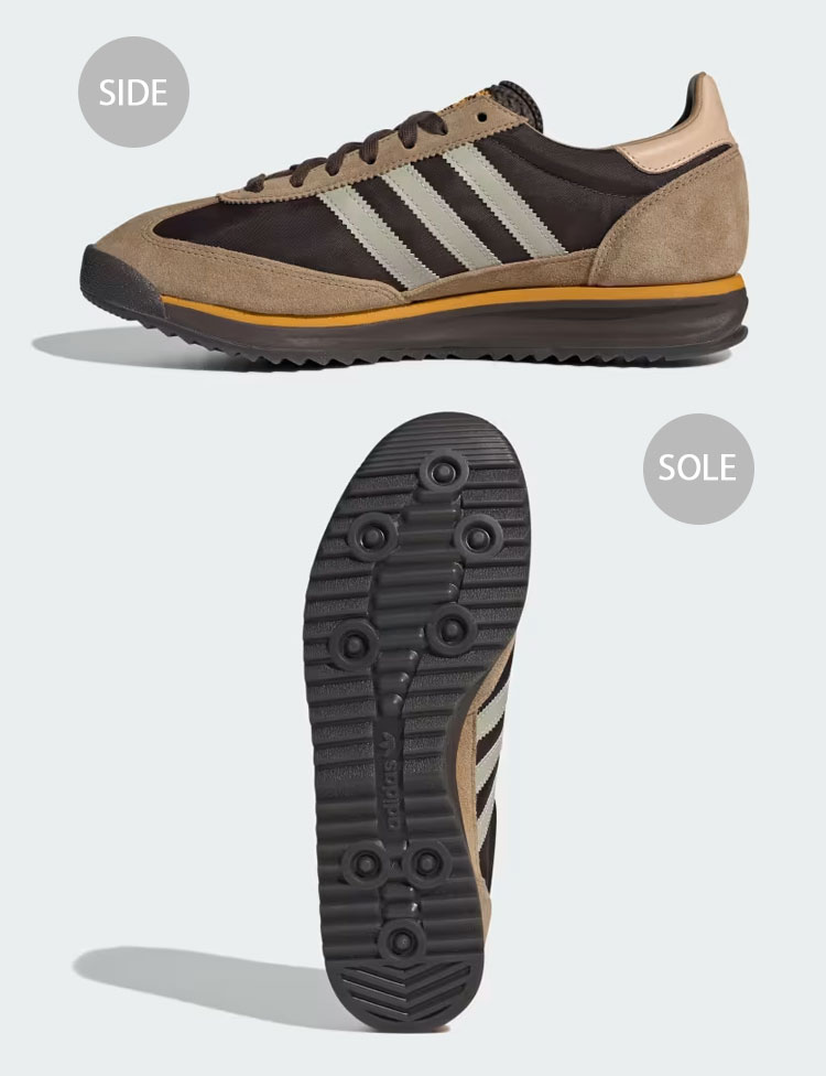 スニーカー adidas SL 72 RS Brown IG4645 NEW Adidas Originals SL 72 RS Brown Yellow Tan IG4645