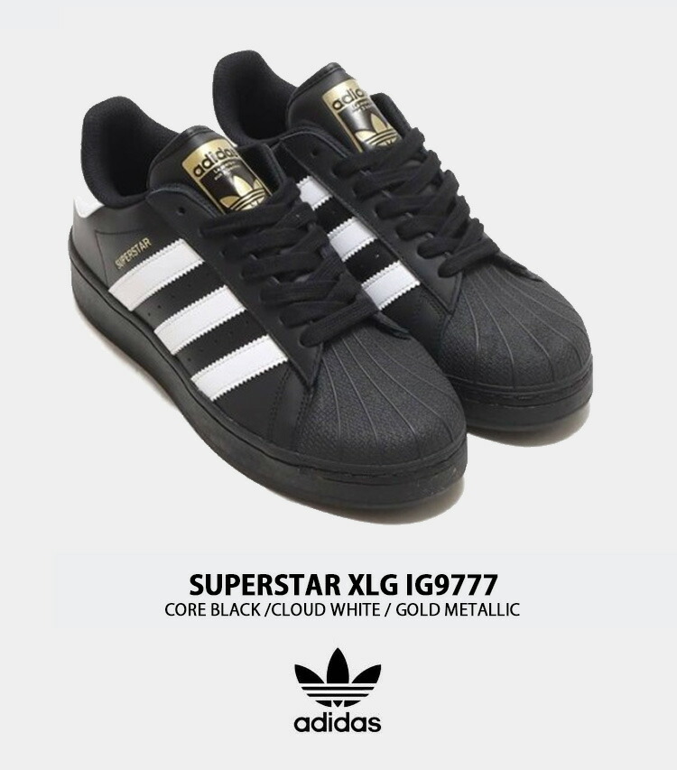 adidas originals アディダス スニーカー SUPERSTAR XLG BLACK