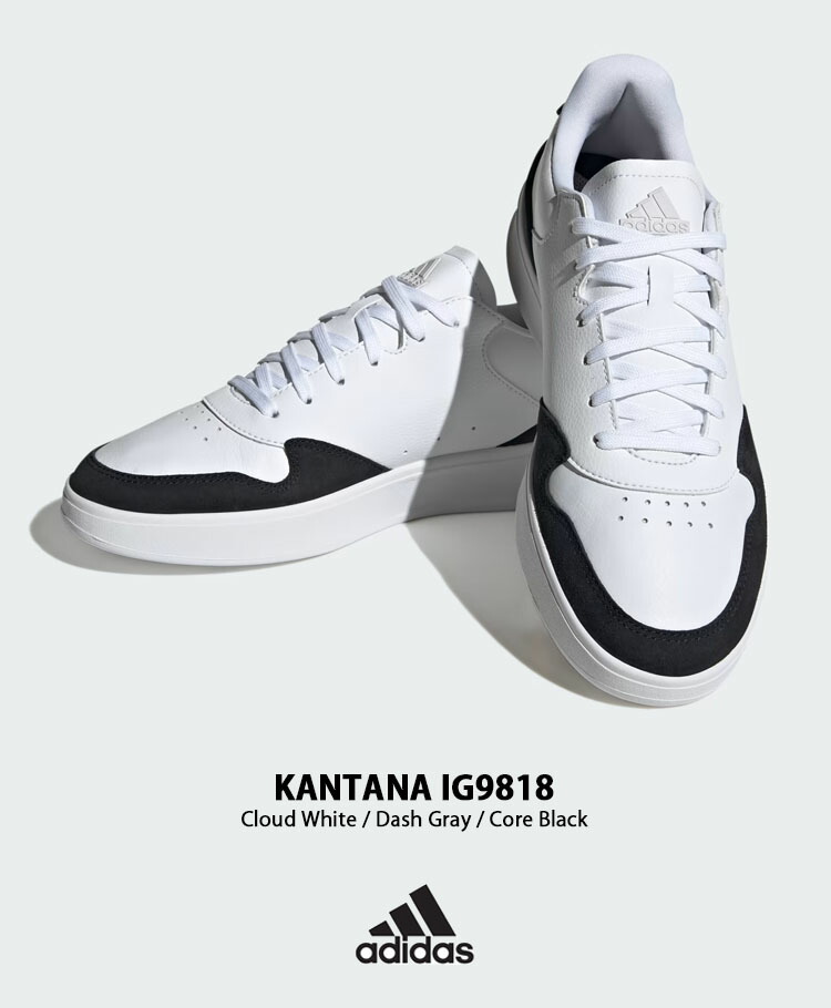 adidas KANTANA WHITE GRAY BLACK IG9818 ad ig9818 a clo Yahoo