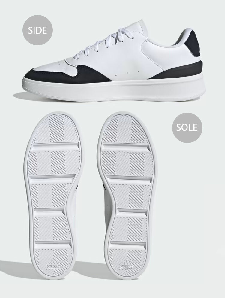 adidas（アディダス） スニーカー KANTANA WHITE GRAY BLACK IG9818