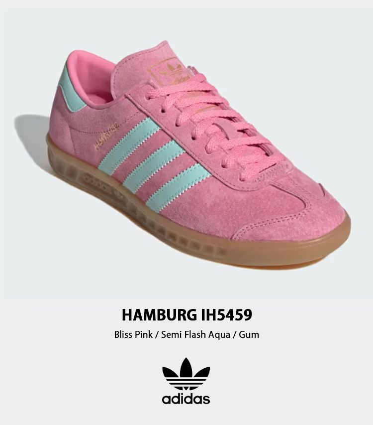 adidas Originals アディダス スニーカー HAMBURG IH5459 PINK