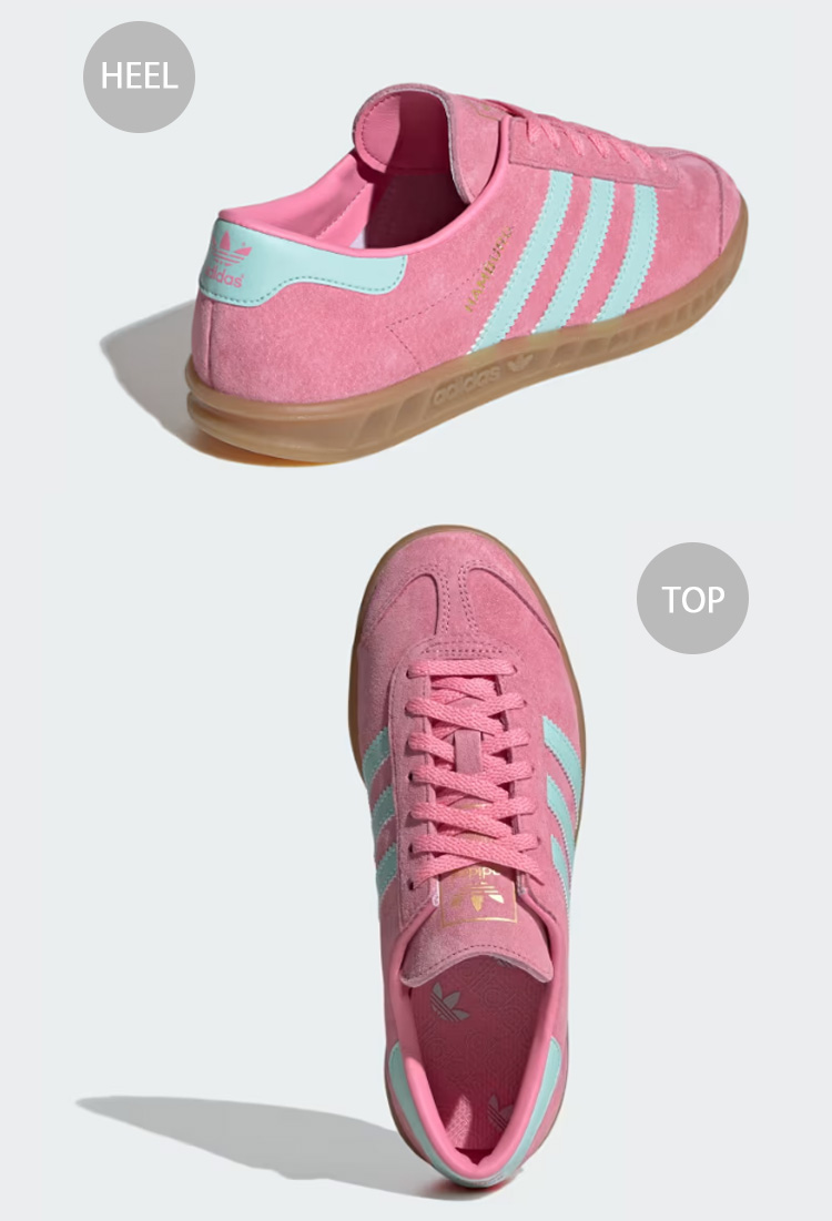 adidas Originals アディダス スニーカー HAMBURG IH5459 PINK