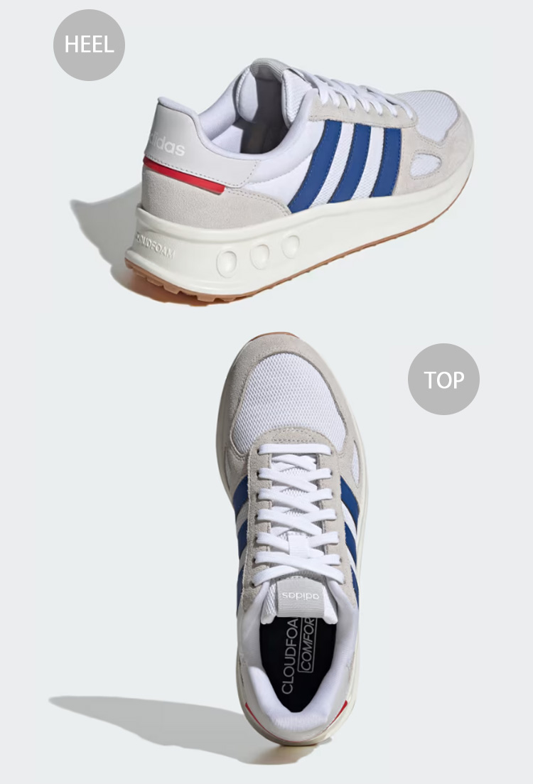 adidas originals アディダス スニーカーRUN 84 ad-ih8621 WHITE BULE GREY シューズ adidas（アディダス） adidas originals スニーカーRUN 84 ad-ih8621