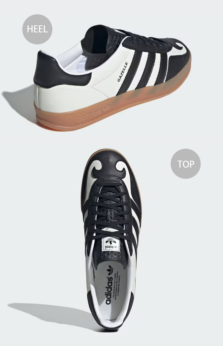 スニーカー adidas Gazelle X Indoor White Black IH9990 adidas Gazelle Indoor Gatsin Pack - White Black - IH9990 New
