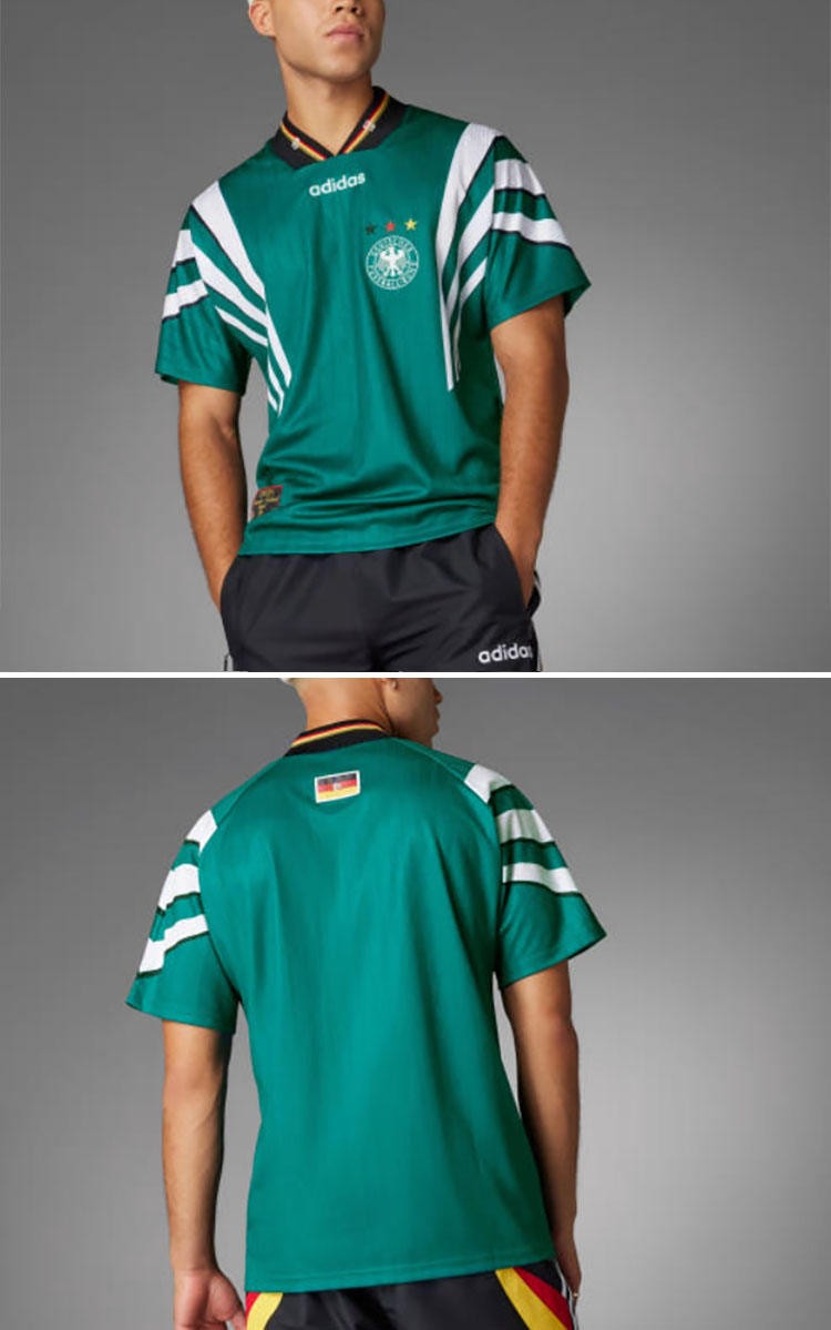 adidas Germany ドイツ ゲームシャツ 半袖Tシャツ サッカー ドイツ オリジナルス 半袖Tシャツ - ブラック