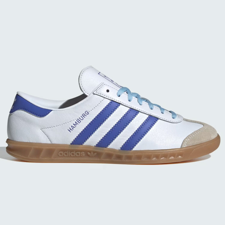 adidas originals アディダス スニーカー HAMBURG W WHITE BLUE GUM JH8561 シューズ ハンブルク W ホワイト ブルー ガム  ガムソール adidas（アディダス） adidas originals スニーカー HAMBURG W WHITE