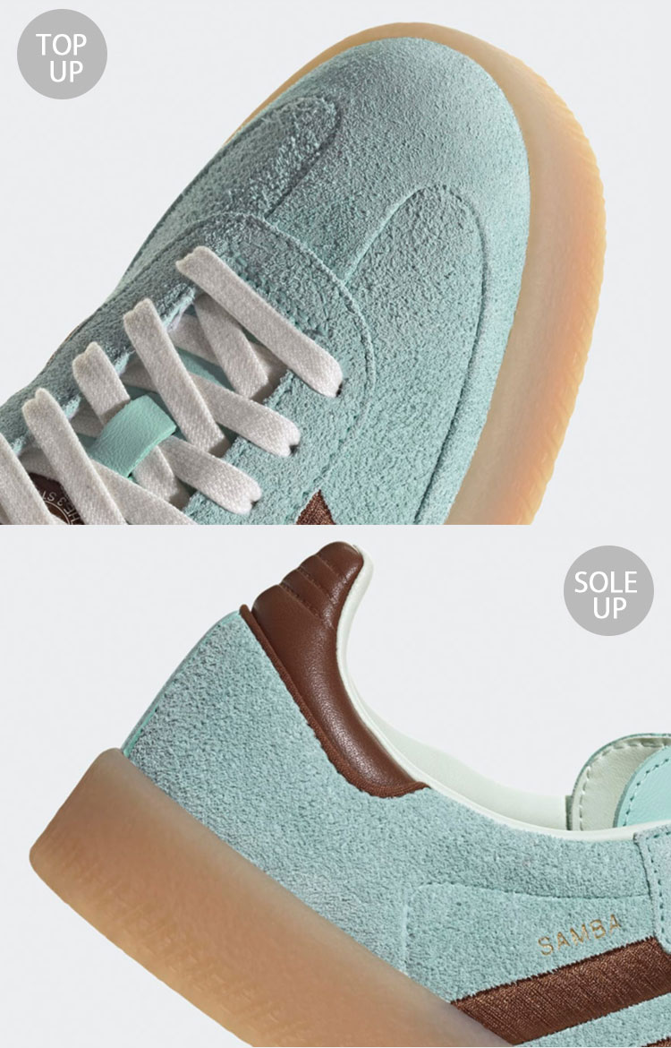 adidas アディダス スニーカー SAMBAE W JH8835 AQUA BROWN GUM
