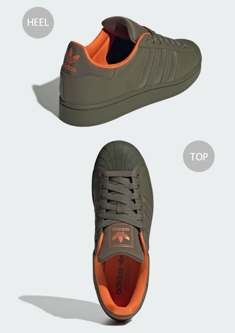 スニーカー adidas Superstar II Khaki Orange JI0096 adidas originals アディダス スニーカー SUPERSTAR II JI0096