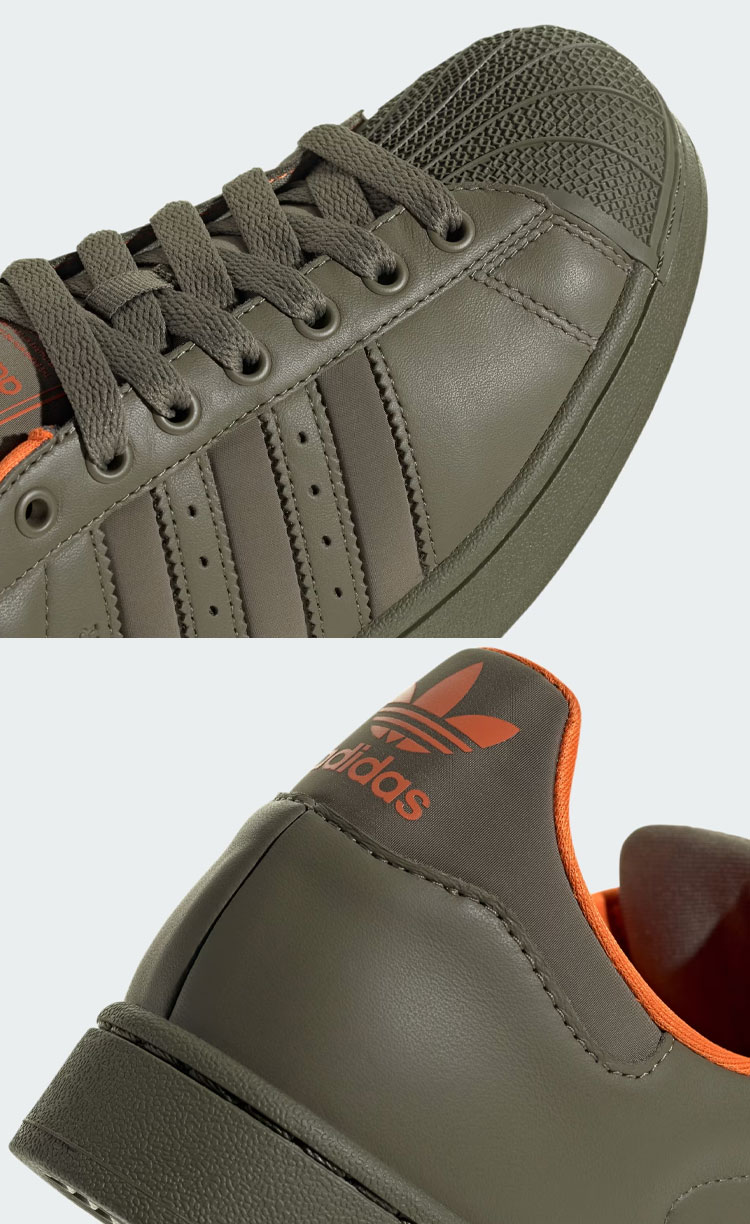 ◆adidas◆ Superstar II Khaki Orange JI0096 adidas Originals SUPERSTAR II MEN'S SHOES JI0096 KAKIE