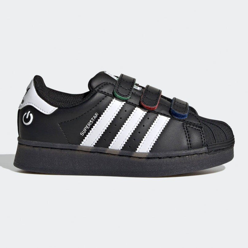 adidas（アディダス） キッズ シューズ LEDライト付き SUPERSTAR LED