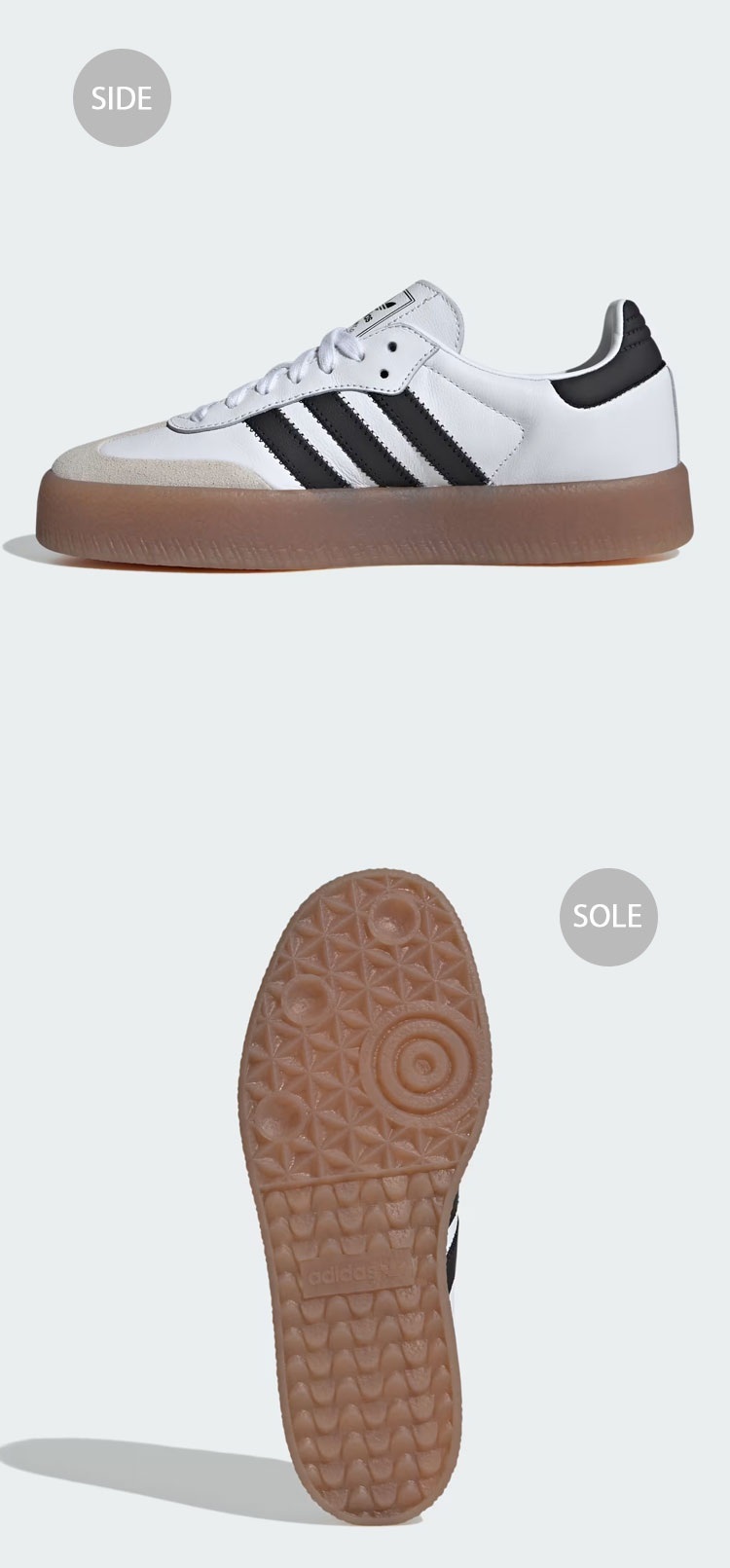 adidas アディダス スニーカー SAMBAE W JI1349 Cloud White