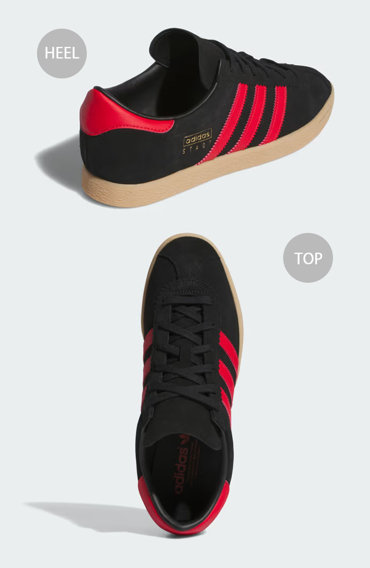 adidas Originals アディダス オリジナルス スニーカー STADT シュタット JI1885 BLACK SCARLET GOLD  スリーストライプ スエード コアブラック スカーレット : ad-ji1885 : セレクトショップ a-clo - 通販 - Yahoo!ショッピング