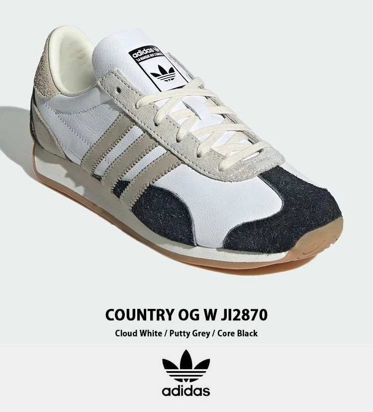 【adidas】COUNTRY OG ★JI2870★ホワイト グレー 男女兼用 adidas Originals アディダス オリジナルス スニーカー COUNTRY