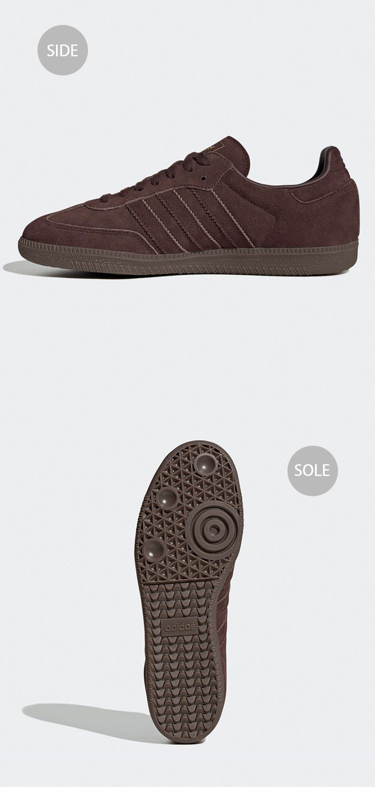 adidas originals アディダス スニーカー SAMBA OG Shadow Brown