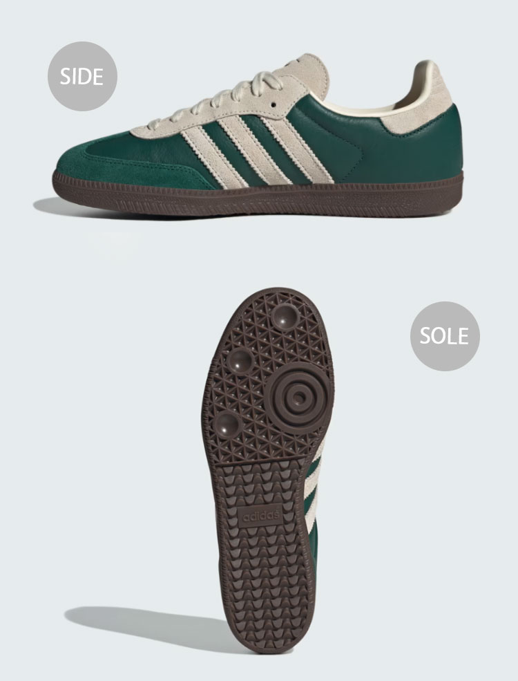 adidas originals アディダス スニーカー SAMBA OG GREEN CREAM