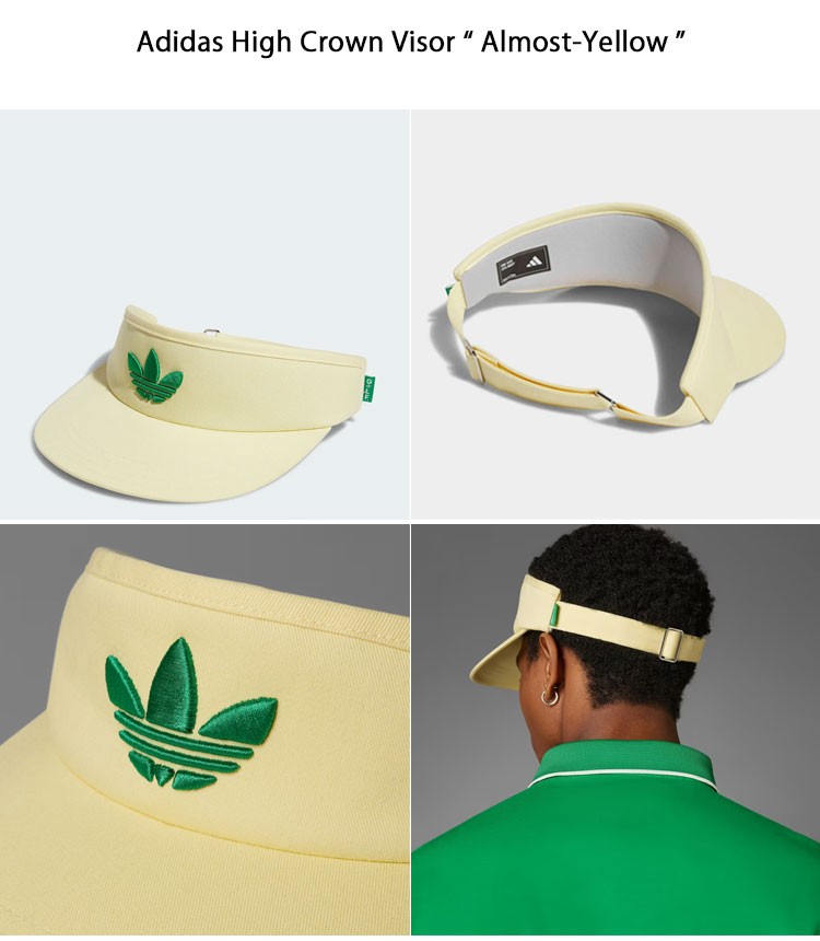adidas originals アディダス キャップ HIGH CROWN VISOR BLUE WHITE YELLOW JJ3819 JJ3820 JD7082 ハイクラウン バイザー ブルー ホワイト イエロー 帽子 サイズ調整 スポーツ ゴルフアクセサリー ゴルフキャップ メンズ 男性用 adidas（アディダス） adidas originals キャップ HIGH CROWN VISOR