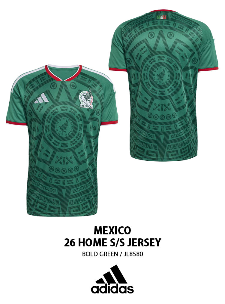 adidas（アディダス） 半袖 ジャージ Tシャツ MEXICO 26 HOME S/S