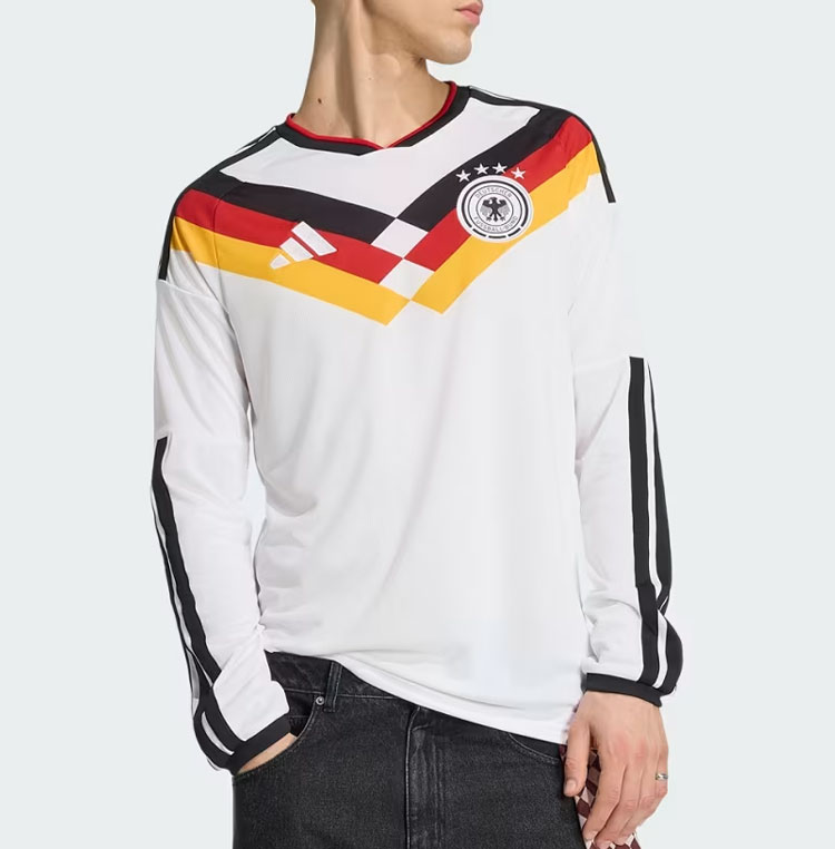 adidas（アディダス） 長袖 ジャージ Tシャツ ドイツホームユニ