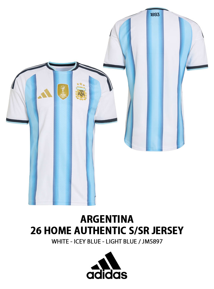 adidas（アディダス） 半袖 ジャージ Tシャツ ARGENTINA 26 HOME