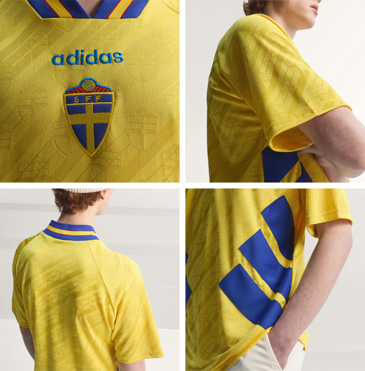 adidas（アディダス） 半袖 ジャージ Tシャツ SWEDEN 1994 HOME S/S