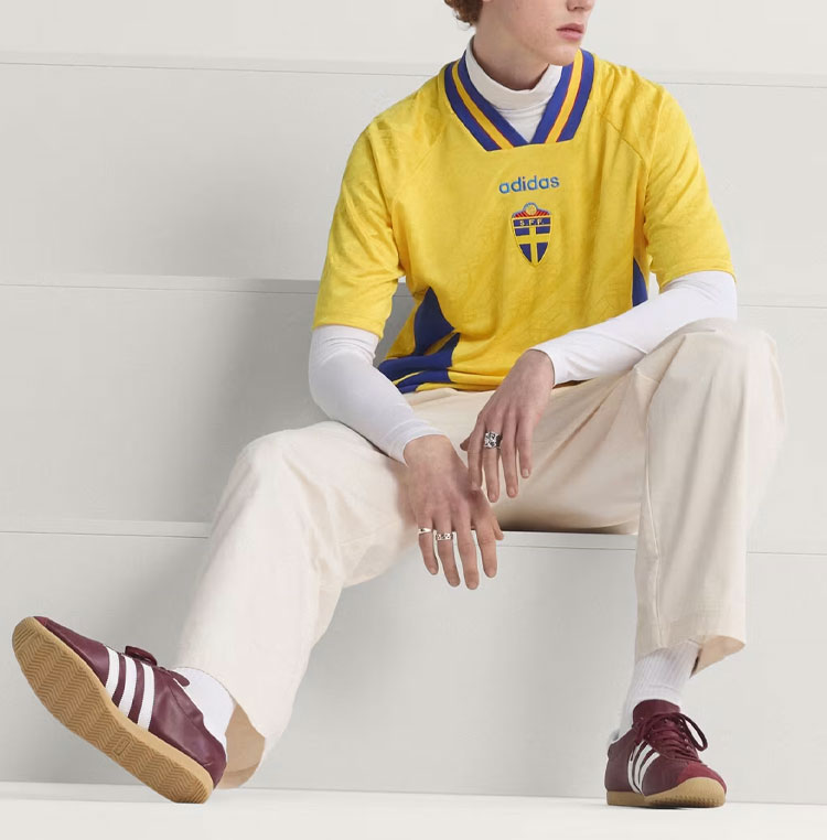 adidas（アディダス） 半袖 ジャージ Tシャツ SWEDEN 1994 HOME S/S