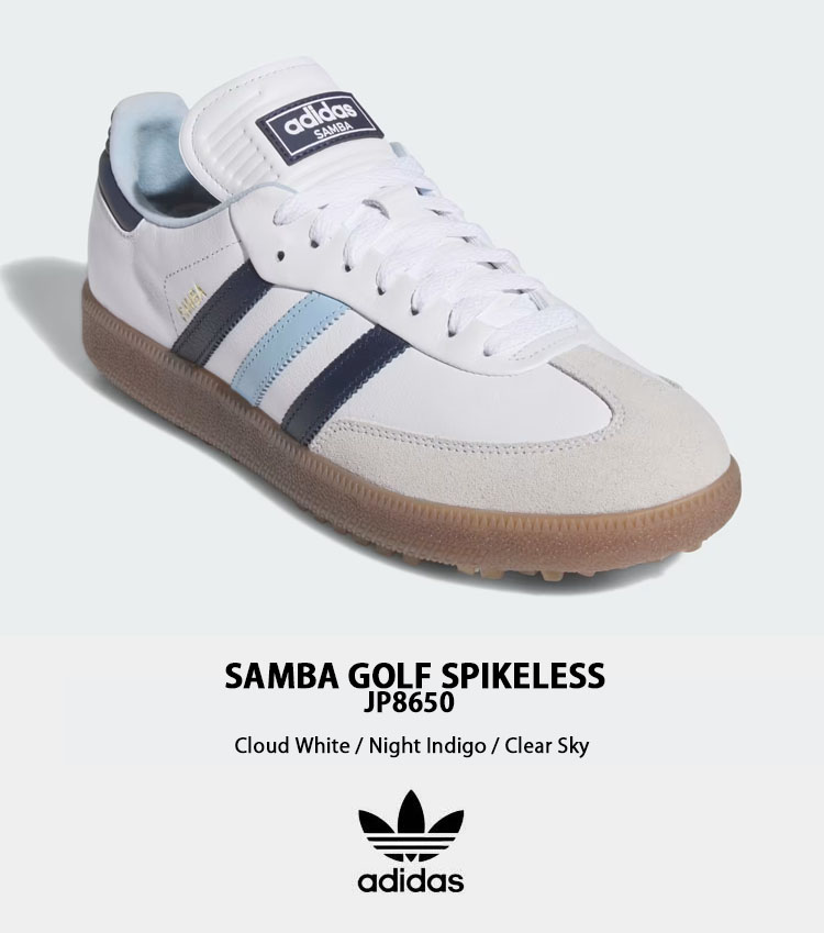 adidas SAMBA GOLF GREEN WHITE アディダス JP8652 JP8650 adidas Samba Spikeless Golf Men's shoes JP8652 Collegiate