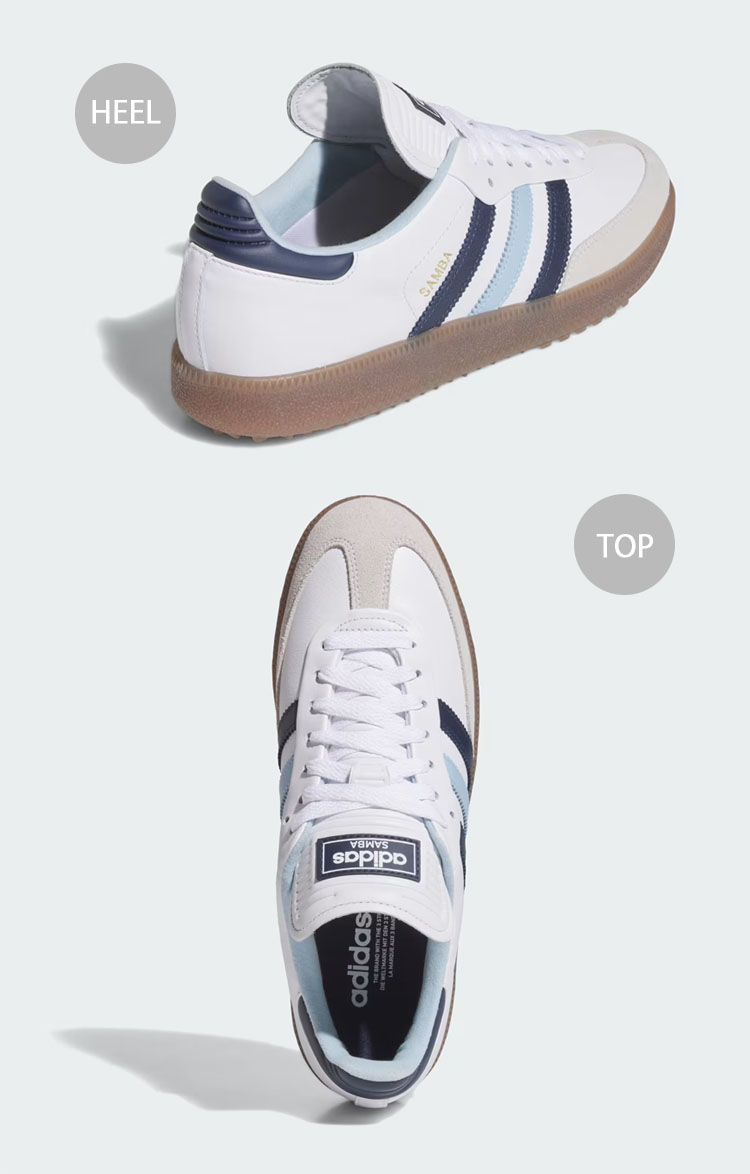 adidas SAMBA GOLF GREEN WHITE アディダス JP8652 JP8650 adidas Samba Spikeless Golf Men's shoes JP8652 Collegiate
