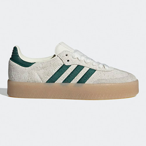 アディダスSAMBAEホワイト/グリーンスニーカー23.0cm新品 adidas（アディダス） adidas originals スニーカー SAMBAE W Off