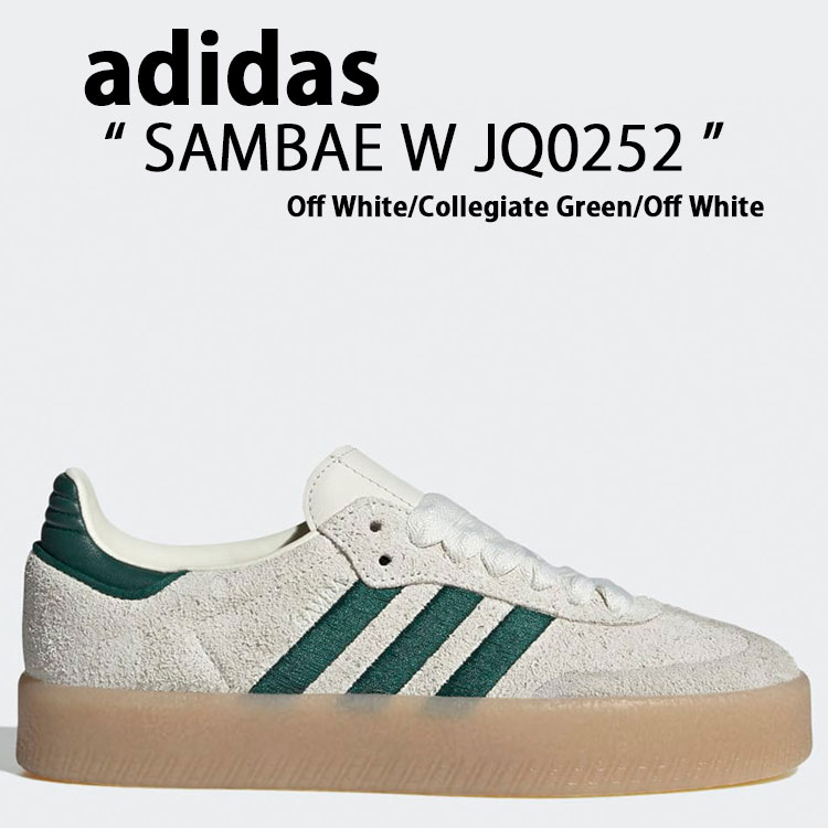アディダスSAMBAEホワイト/グリーンスニーカー23.0cm新品 adidas（アディダス） adidas originals スニーカー SAMBAE W Off