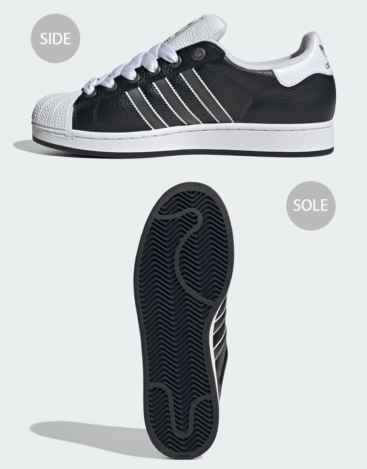 adidas Originals アディダス オリジナルス スニーカー SUPERSTAR II JQ3209 シューズ スーパースターII ブラック メンズ レディース adidas（アディダス） adidas Originals オリジナルス スニーカー