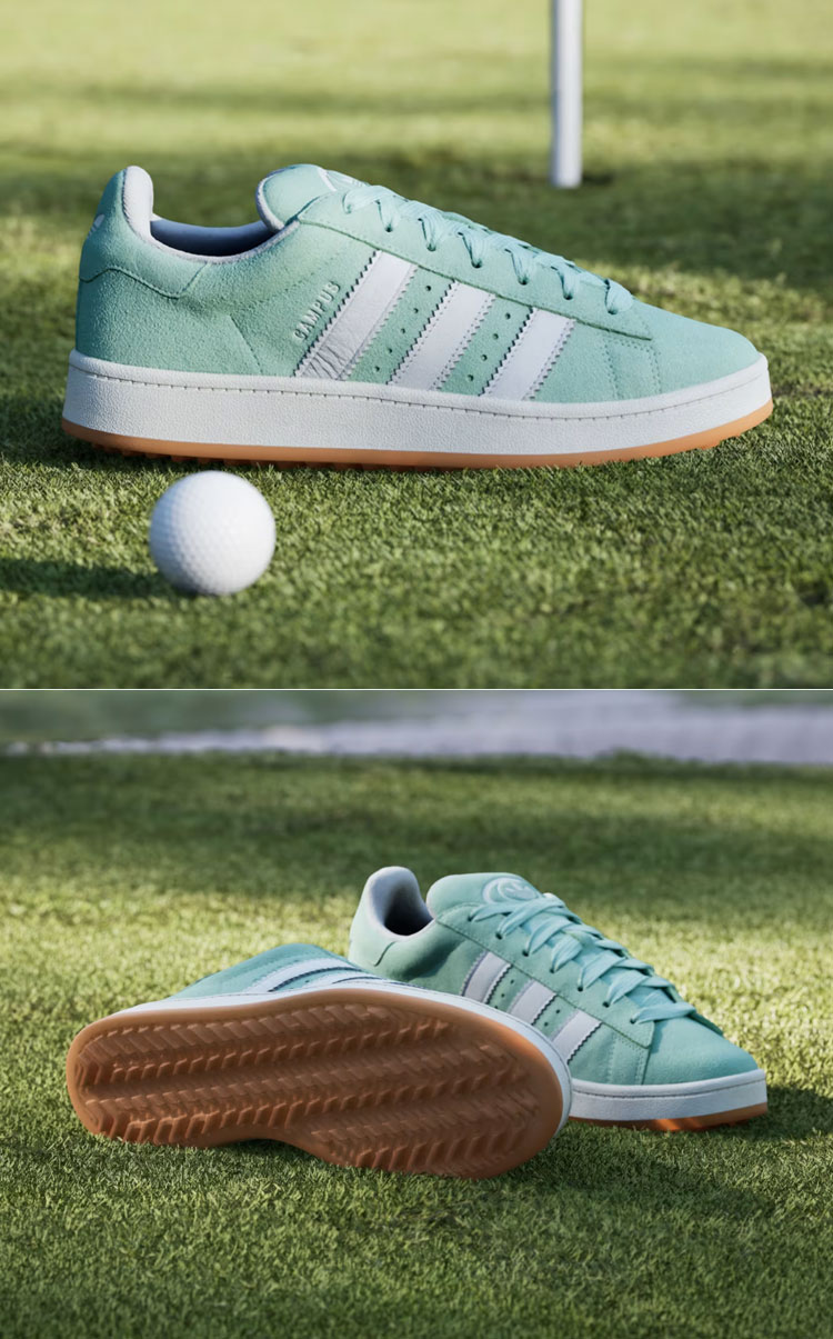 新品未使用  ゴルフシューズ BOA 25.5cm シューズケース付 adidas（アディダス） adidas Originals レディース スニーカー CAMPUS