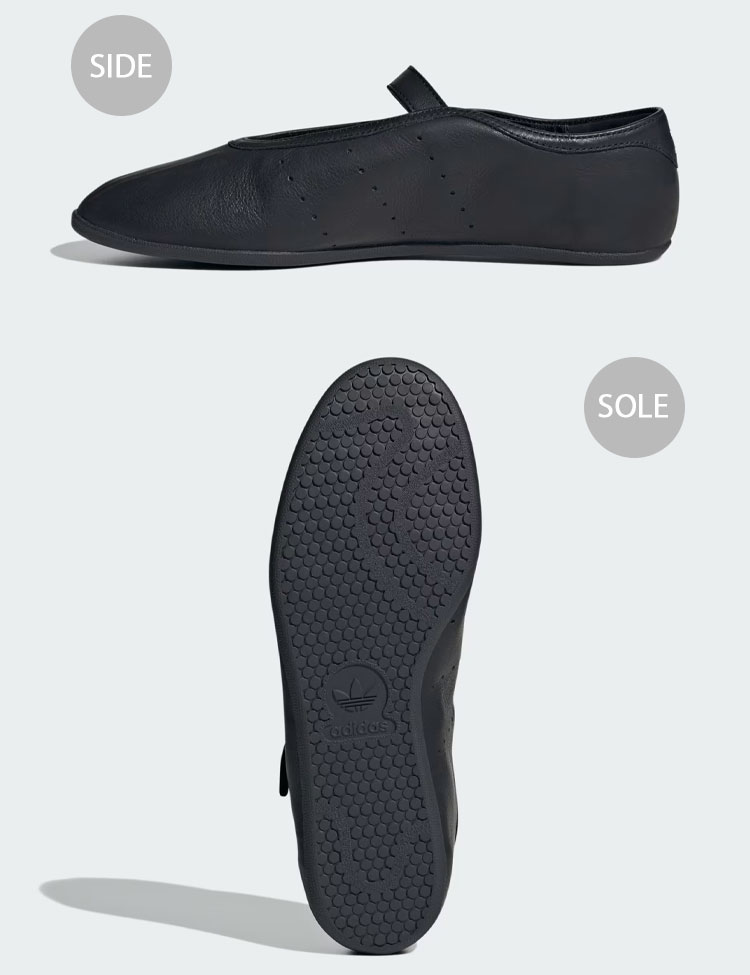 新品未使用・タグ&箱付き24.5 adidas スタンスミスローバレエ　黒 adidas（アディダス） adidas Originals レディース スニーカー STAN