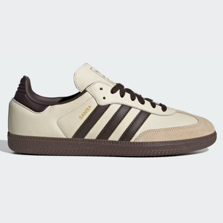 adidas originals アディダス スニーカー SAMBA OG サンバ JR2660 シューズ CREAM WHITE DARK  BROWN GUM レザーアッパー クリームホワイト ダークブラウン ガム : ad-jr2660 : セレクトショップ a-clo - 通販 -  Yahoo!ショッピング