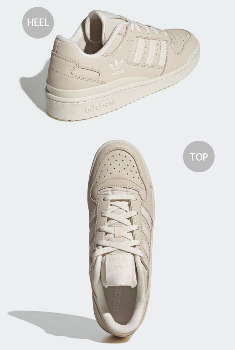 adidas アディダス スニーカー FORUM LOW CL JR8075 WHITE