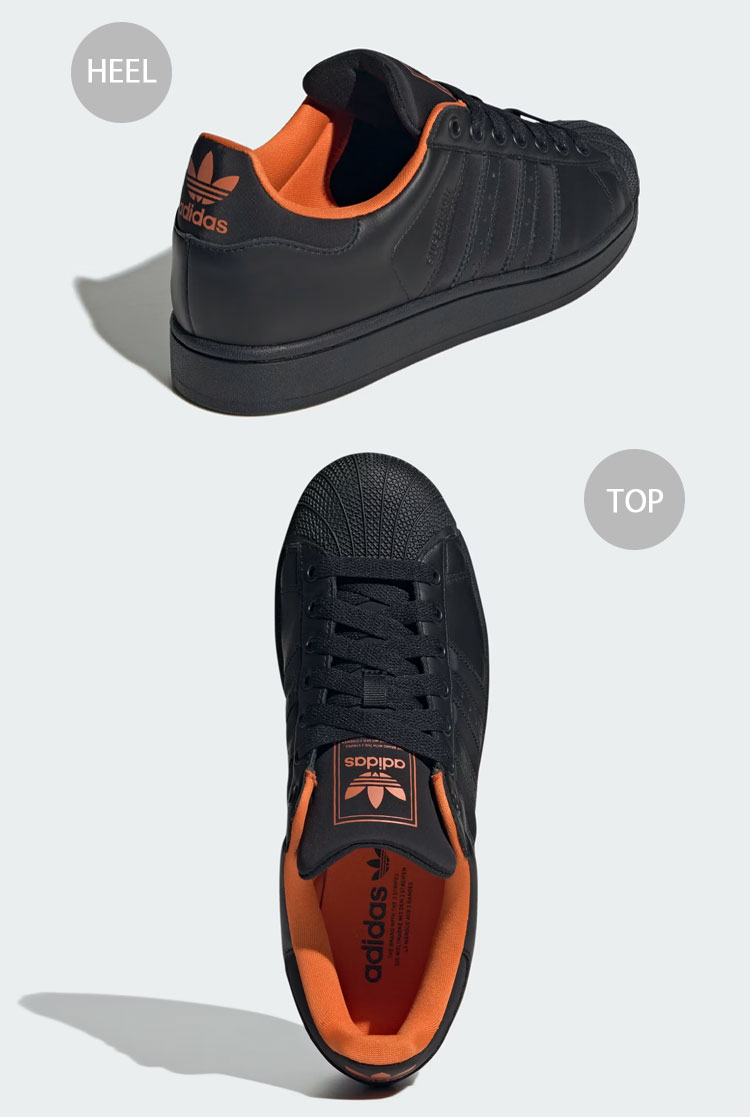 スニーカー adidas Superstar II Black Orange JS2834 adidas originals アディダス スニーカー SUPERSTAR II JS2834